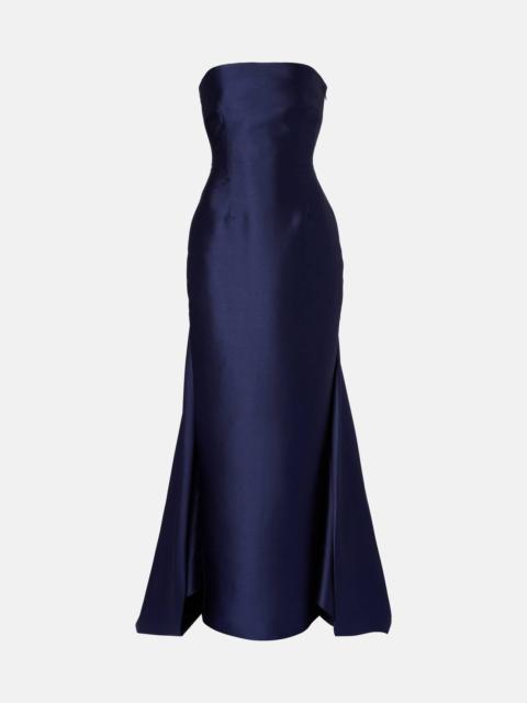 SOLACE LONDON Imani strapless gown