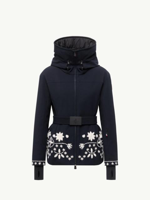 Moncler Grenoble Blaye Embroidered Hooded Insulated Ski Jacket