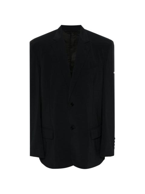 ジャケット BALENCIAGA Black nylon oversize blazer (792845TQO10 1000) Black nylon oversize blazer – G&B