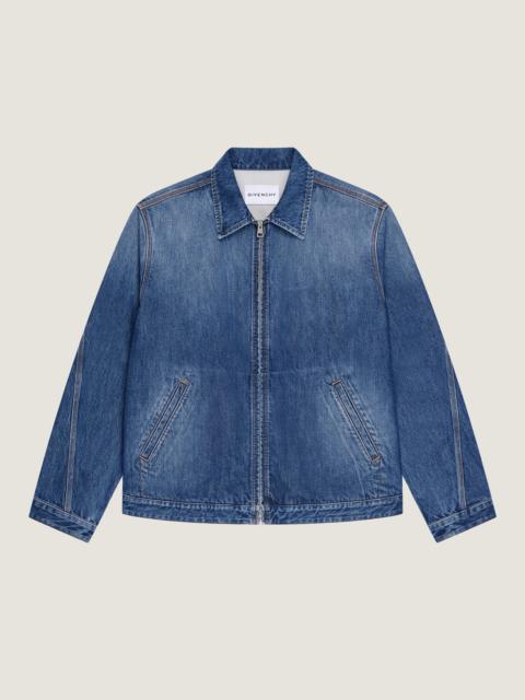 Givenchy COUTURE SEAM JACKET IN DARK BLUE DENIM