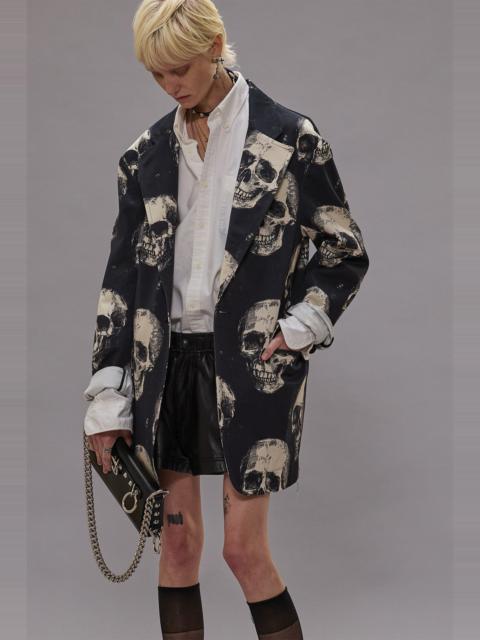 R13 OVERSIZED RAGGED BLAZER