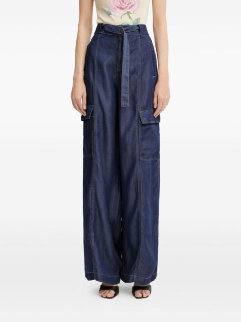 GUESS USA belted cargo jeans