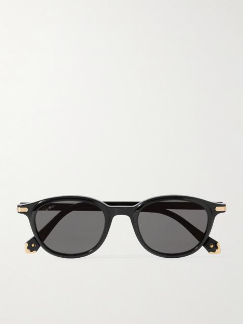 Cartier Godron De Cartier D-frame Acetate Sunglasses