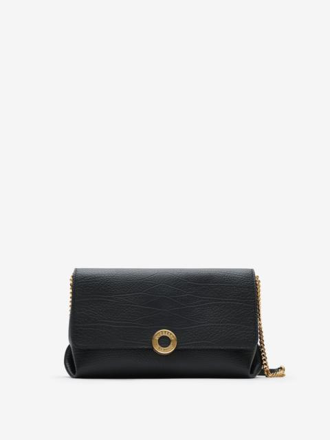 Burberry Leather Chain Strap Clutch