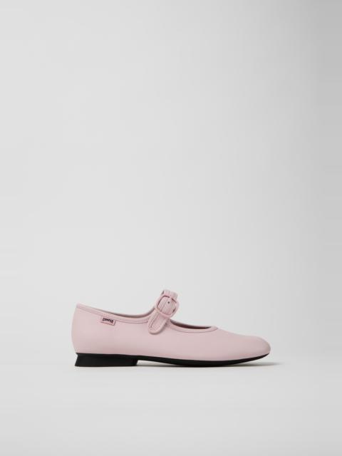 CAMPERLAB Pink Leather Ballerinas for Women.