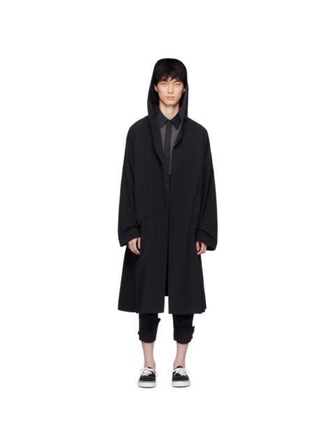 Fumito Ganryu Black Tech Robe Coat