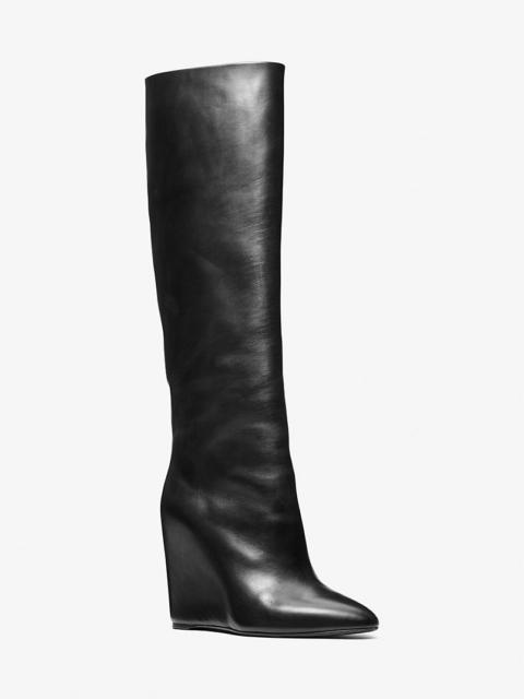 MICHAEL KORS Jodi Leather Tall Boot