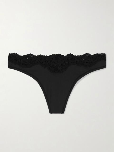 SKIMS Fits Everybody Lace Dipped Thong