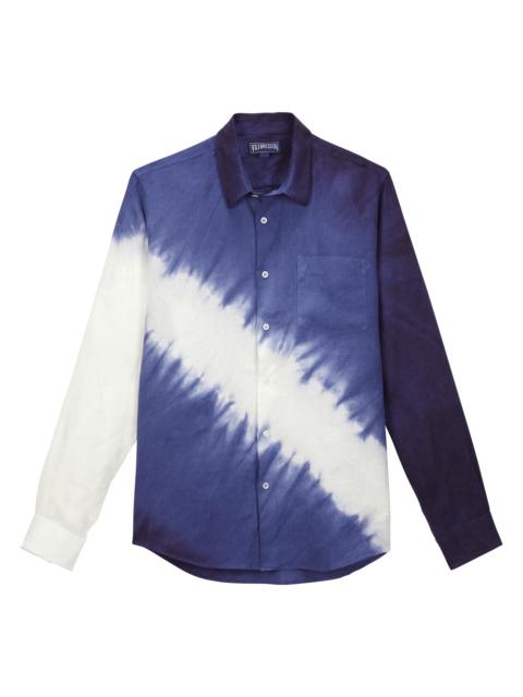 Vilebrequin Men's Graphic Linen Button-Front Shirt - Faience