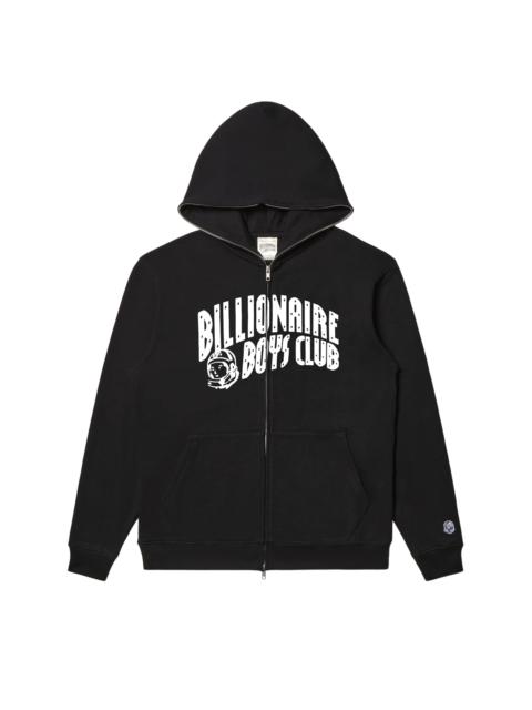 BILLIONAIRE BOYS CLUB CLASSIC CURVE LOGO FULL ZIP HOODIE
