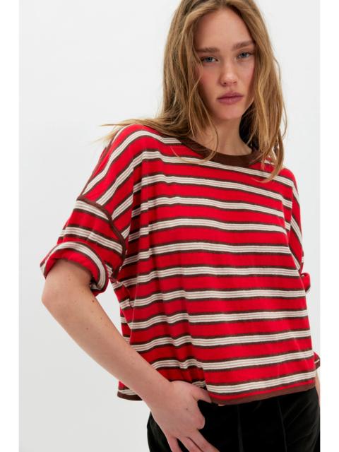 FREE PEOPLE We The Free Clean Rugby Tee