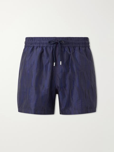FRESCOBOL CARIOCA Rio Straight-Leg Mid-Length Printed Recycled Swim Shorts