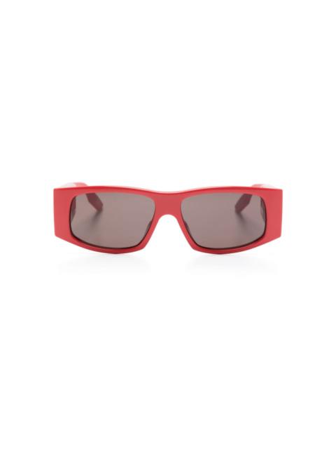 LED rectangle-frame sunglasses