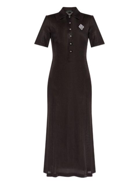 LACOSTE logo-appliqué dress
