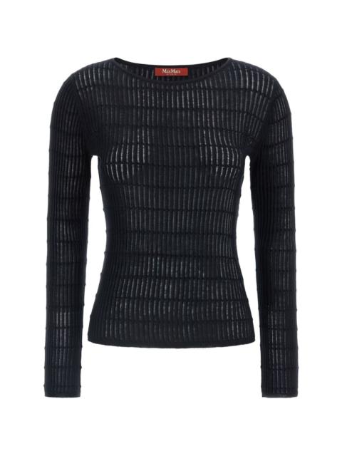 Max Mara Studio ribbed boat-neck sweater
