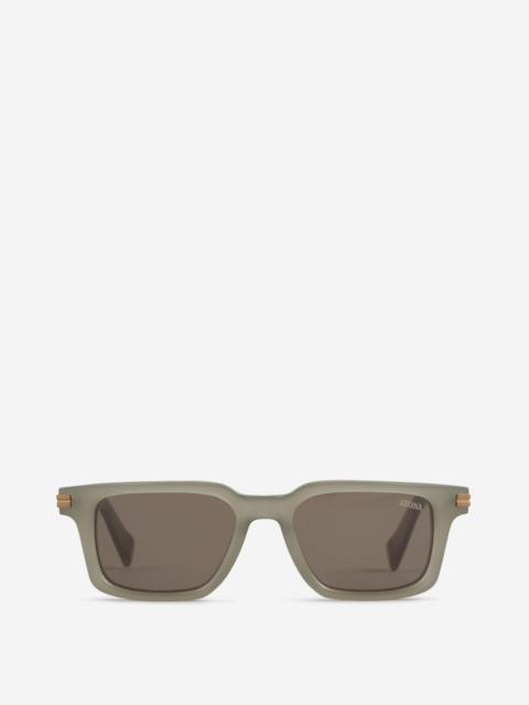 ZEGNA SQUARE SUNGLASSES