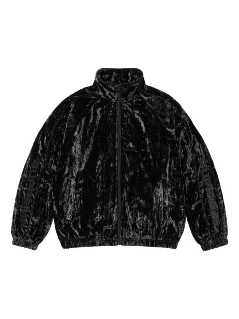 Supreme Crushed Velvet Track Jacket 'Black' SUP-FW23-119