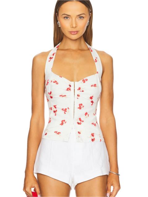 BARDOT Rixton Printed Halter Top