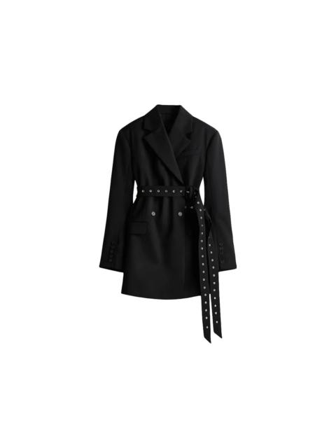 rokh Rokh H&M Belted Wool Blazer Black
