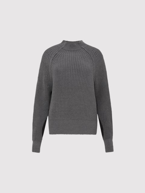 ST. AGNI Split Sleeve Jumper - Smoke