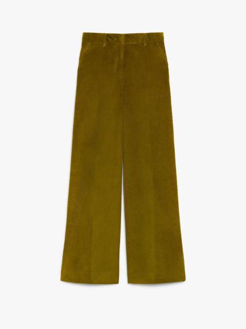 WEEKEND Max Mara TANIA Wide-leg velvet trousers