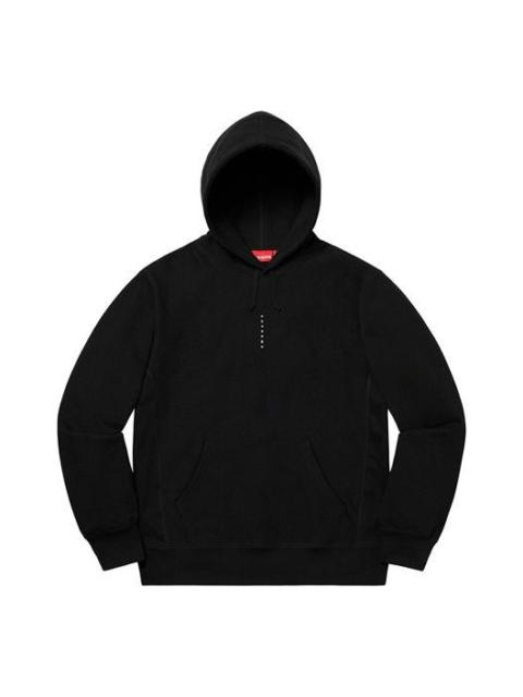 Supreme Micro Logo Hooded Sweatshirt 'Black' SUP-FW20-395