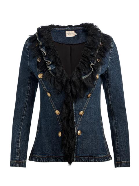 Alice + Olivia ELMIRA DENIM JACKET