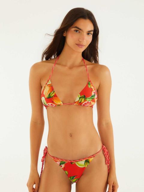 FARM RIO Tie Side Bikini Bottom With Rope Detail
