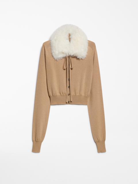 Sportmax SPORT Detachable-collar cardigan