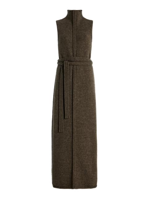 Proenza Schouler Zola Knit Wool Maxi Dress green