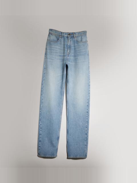 GUCCI Bleached stone washed denim pants