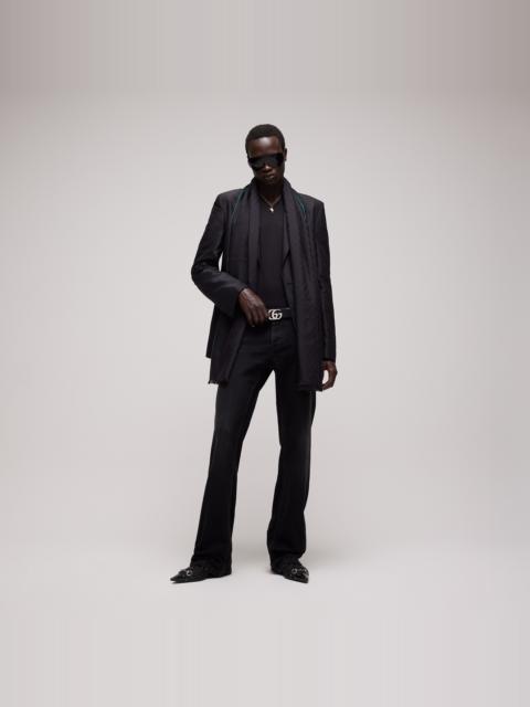 GUCCI GG wool silk jacquard stole