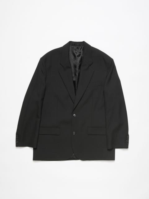 Relaxed fit suit jacket - Black