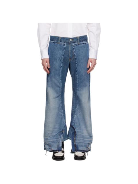 Junya Watanabe MAN Blue Levi's Edition Garment Treated W Name Jeans