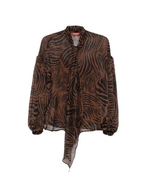 Max Mara Studio satin-finish shirt