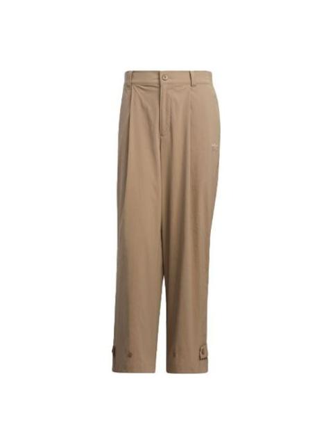 Men's adidas Casual Athletics Sports Pants/Trousers/Joggers Brown HS8616