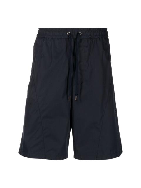 drawstring organic cotton track shorts