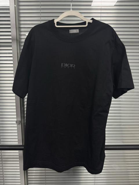 Dior Dior Black 3M Reflective Logo Short Sleeve Top