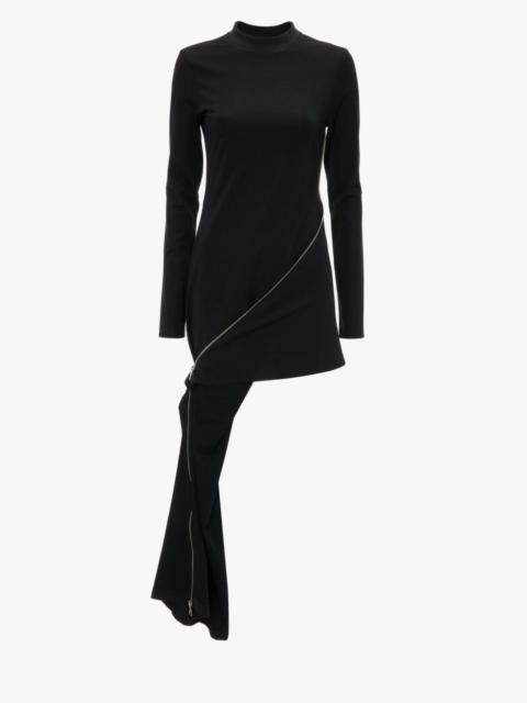 JW Anderson ZIP DETAIL LONG SLEEVE DRESS