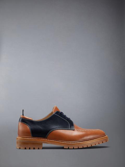 Thom Browne Vacchetta Goodyear Commando Sole Apron Stitch Derby