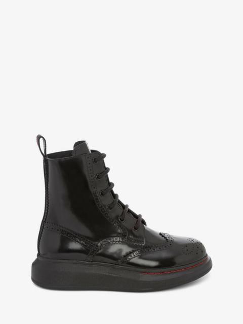 Hybrid Lace Up Boot in Black