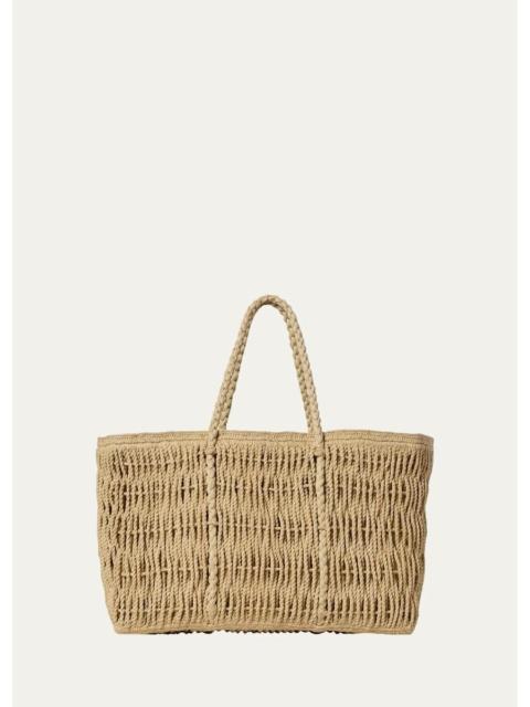 The Row Georgica Tote Bag in Woven Raffia