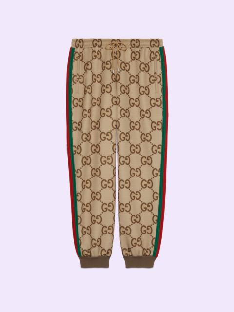 GUCCI Jumbo GG jogging pant with Web