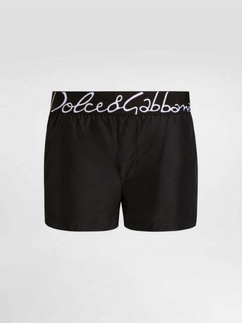 Dolce & Gabbana Short swim trunks with Dolce&Gabbana logo