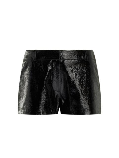 Kate Vegan Leather Shorts black