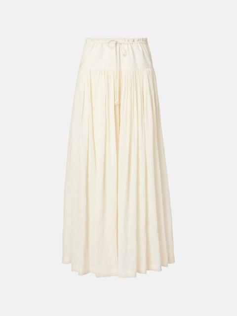 The Row Cotton muslin maxi skirt