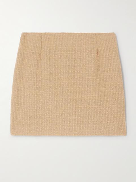 BLAZÉ MILANO Rush Coci Wool-blend Bouclé-tweed Mini Skirt