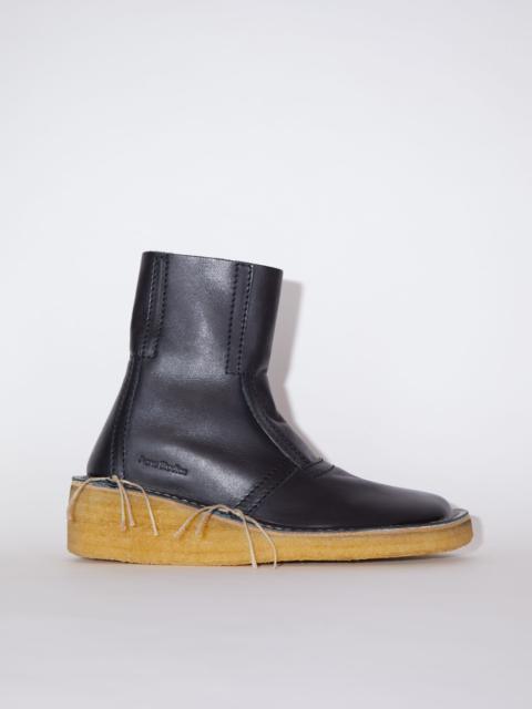 Acne Studios Leather ankle boots - Black