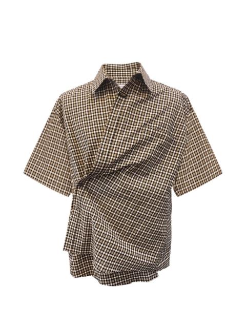Martine Rose check-pattern short-sleeve shirt