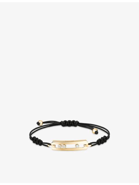 MESSIKA Move Classique 18ct Gold And 0.27ct Diamond Cord Bracelet